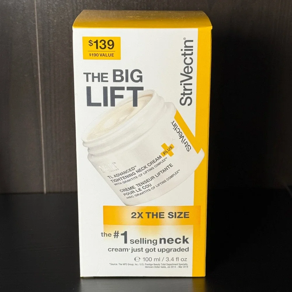 The Big Lift StriVectin TL Advanced Tightening Neck Cream Plus 3.4oz 100ml Jumbo